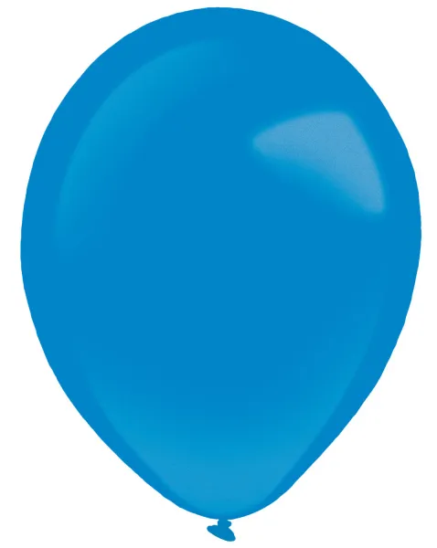 100 palloncini in lattice blu royal metallizzato 12cm