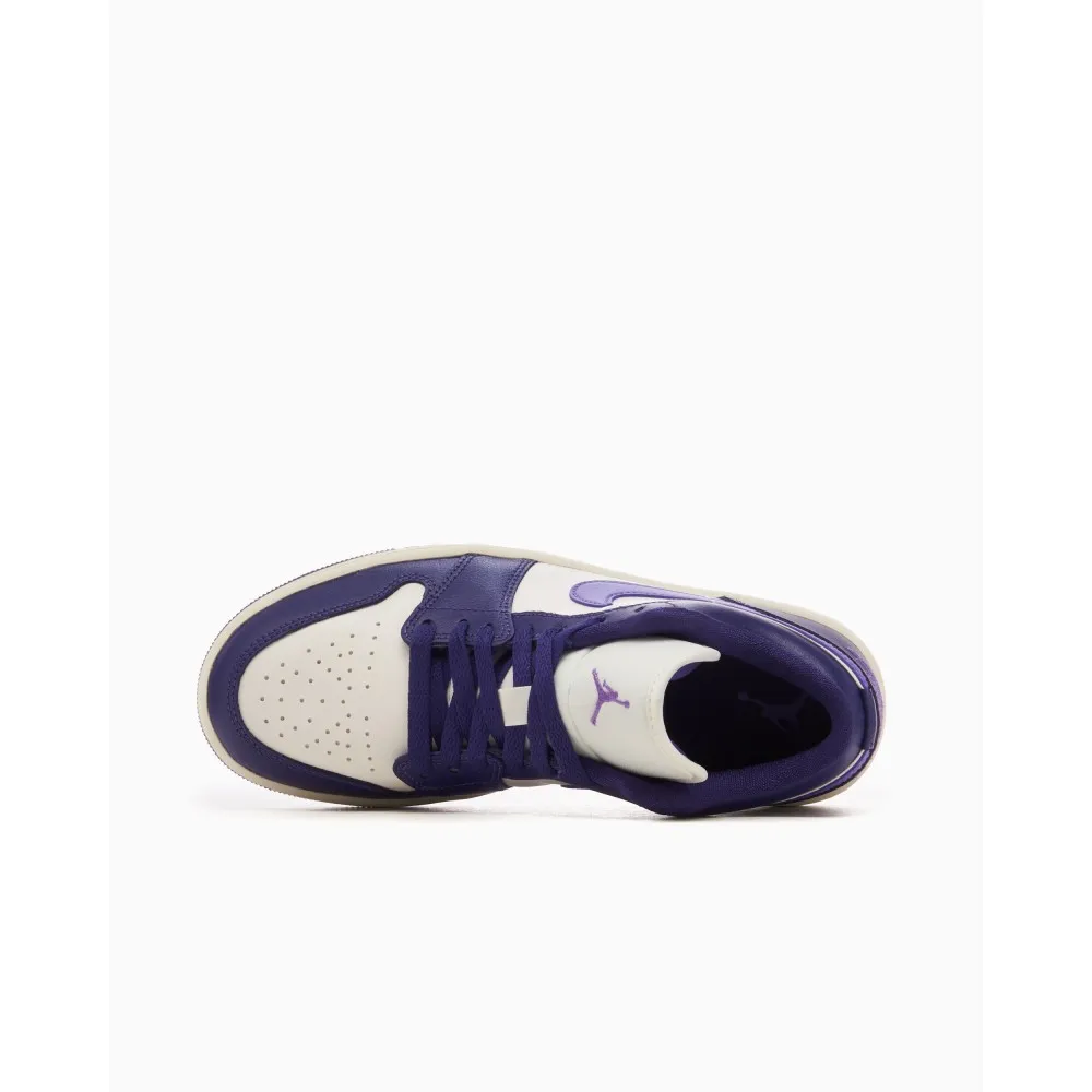 AIR NIKE JORDAN 1 LOW VIOLA BIANCO - DC0774-502
