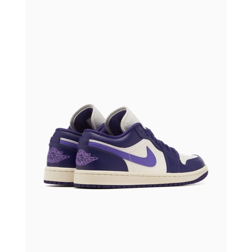 AIR NIKE JORDAN 1 LOW VIOLA BIANCO - DC0774-502