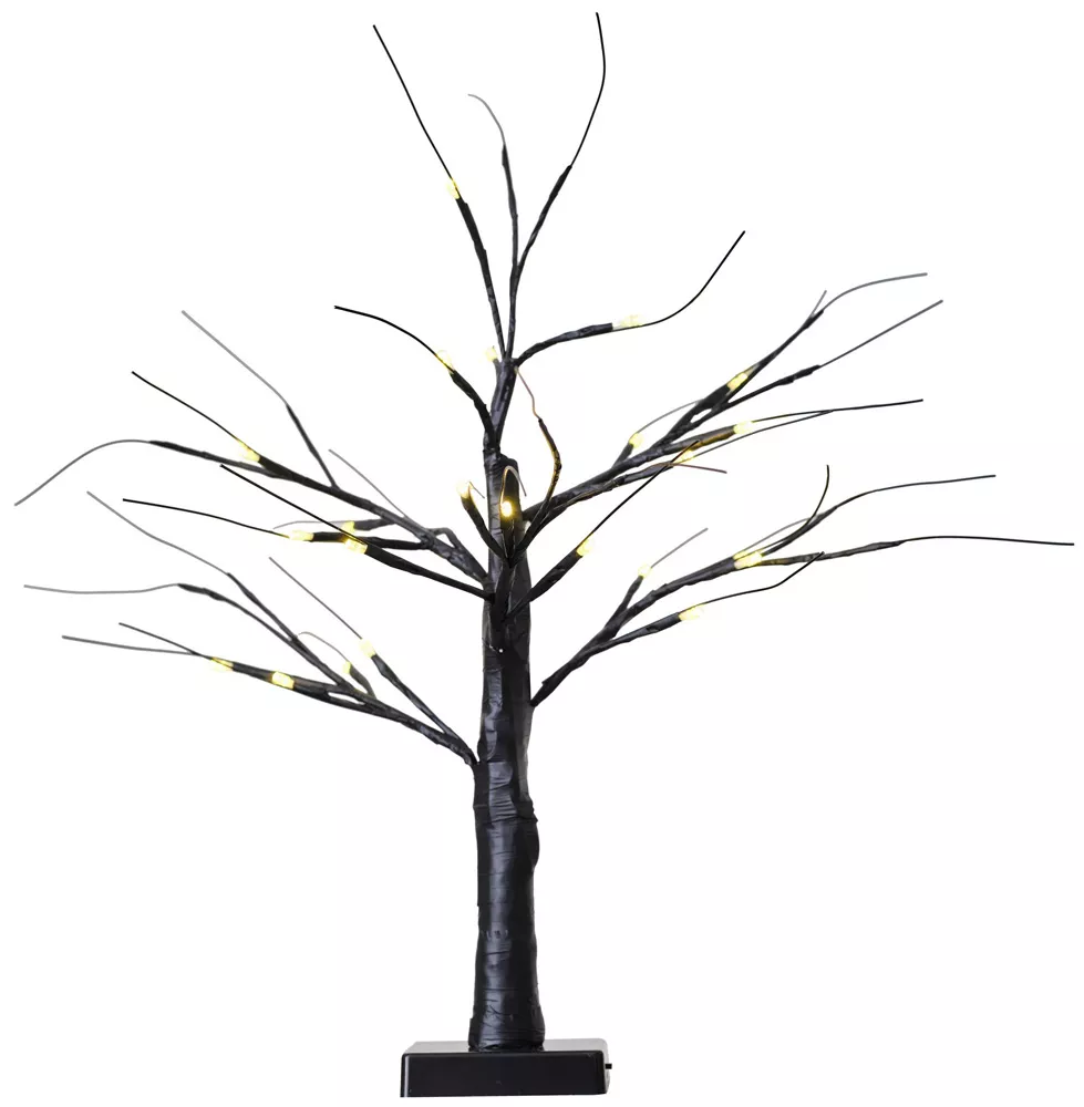 Albero luminoso in nero 40cm