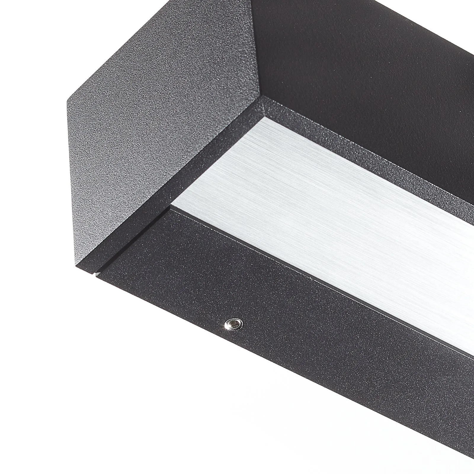 BEGA Studio Line applique larga nero/allum 50cm