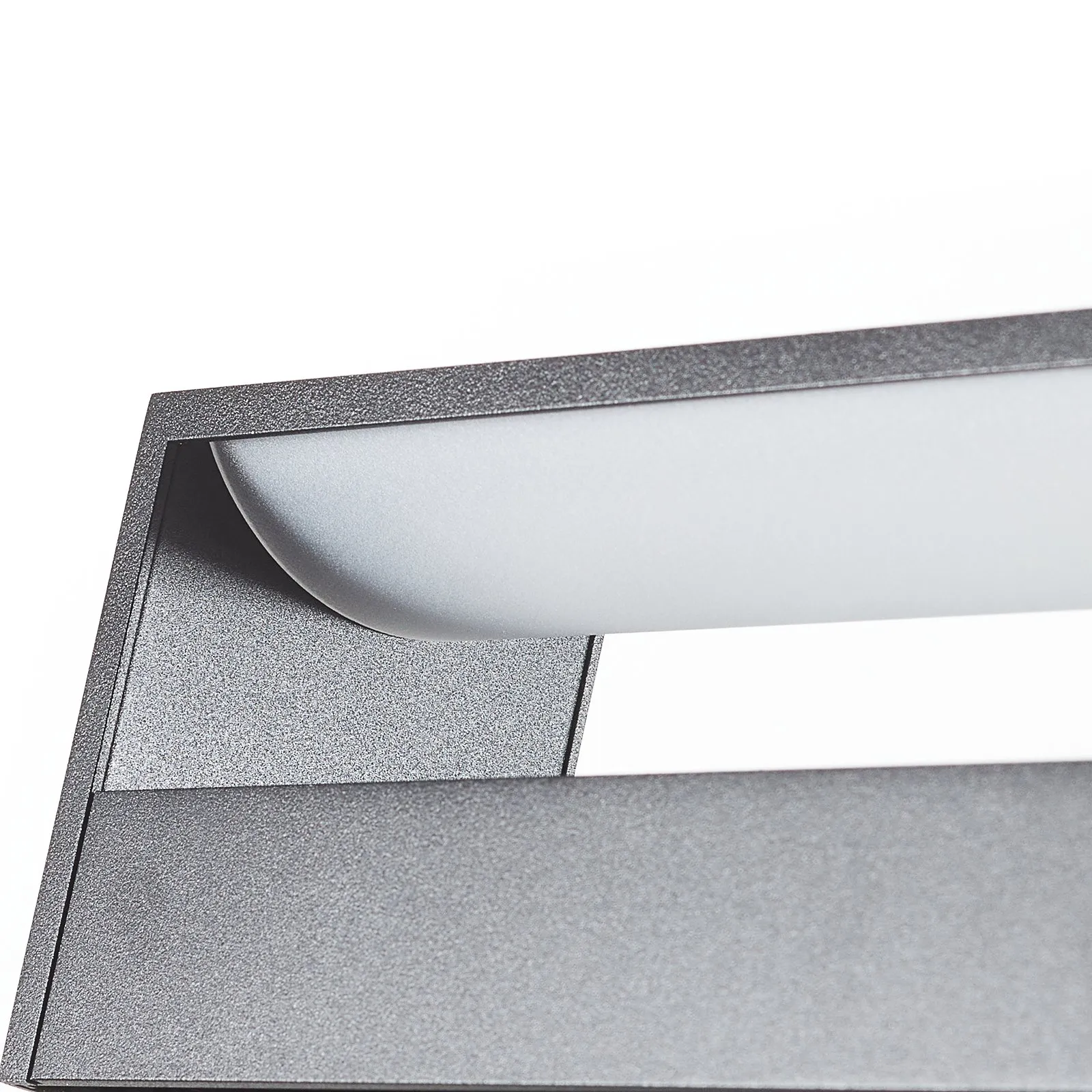 BEGA Studio Line applique larga nero/allum 50cm