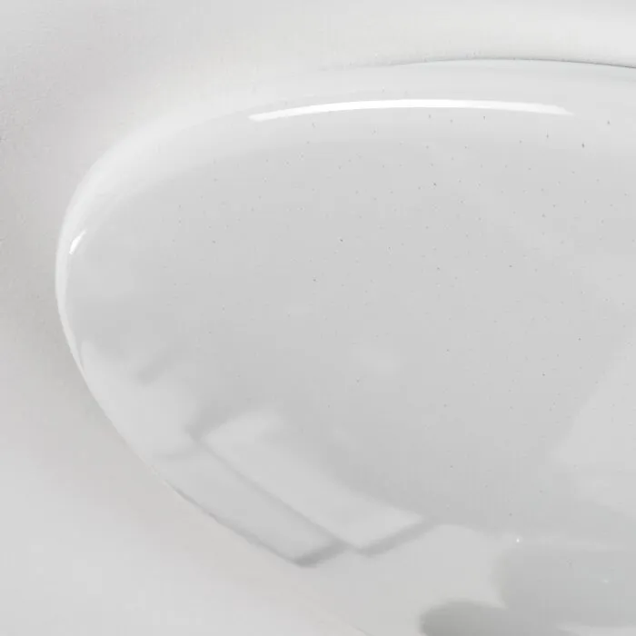 Benifla Plafoniera LED Bianco, 1-Luce, Telecomando