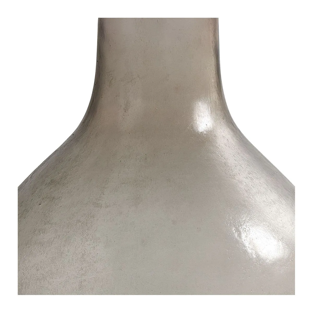  BLANC D'IVOIRE   JEANNE - Vase bonbonne en verre mercurisé givré - petit modèle | Rose
