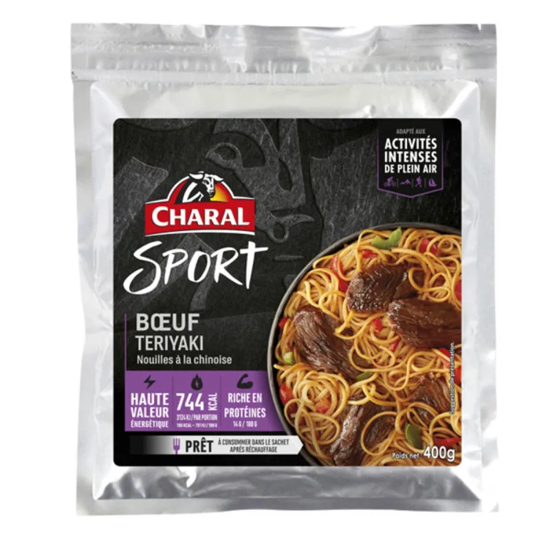 Boeuf teriyaki aux nouilles à la chinoise 350g