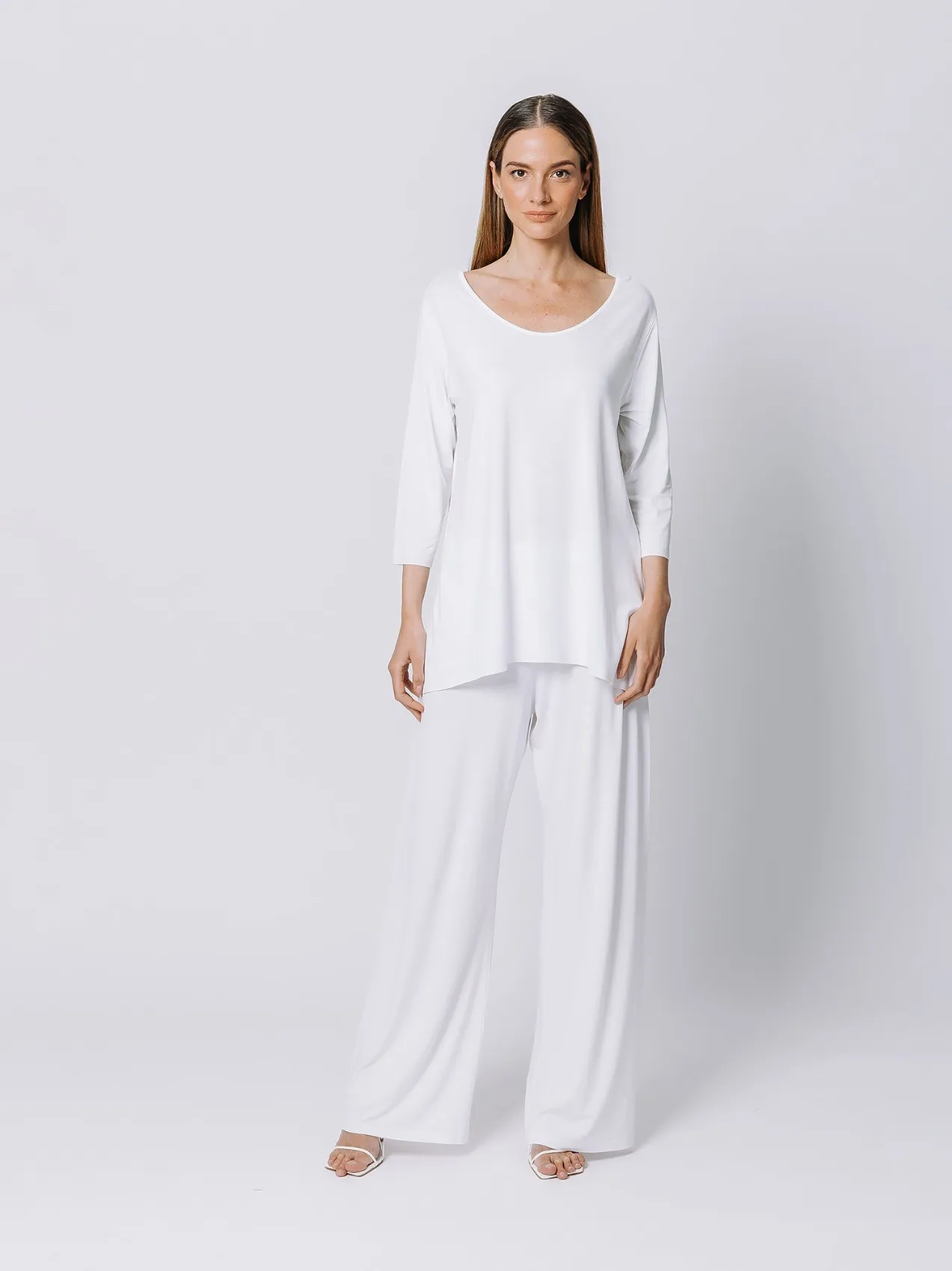 Boxy t-shirt lunga NERA