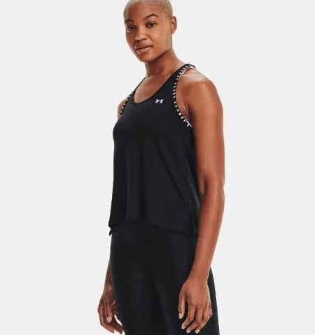 Canotta Donna Under Armour Knockout Tank 1351596 001 Nero