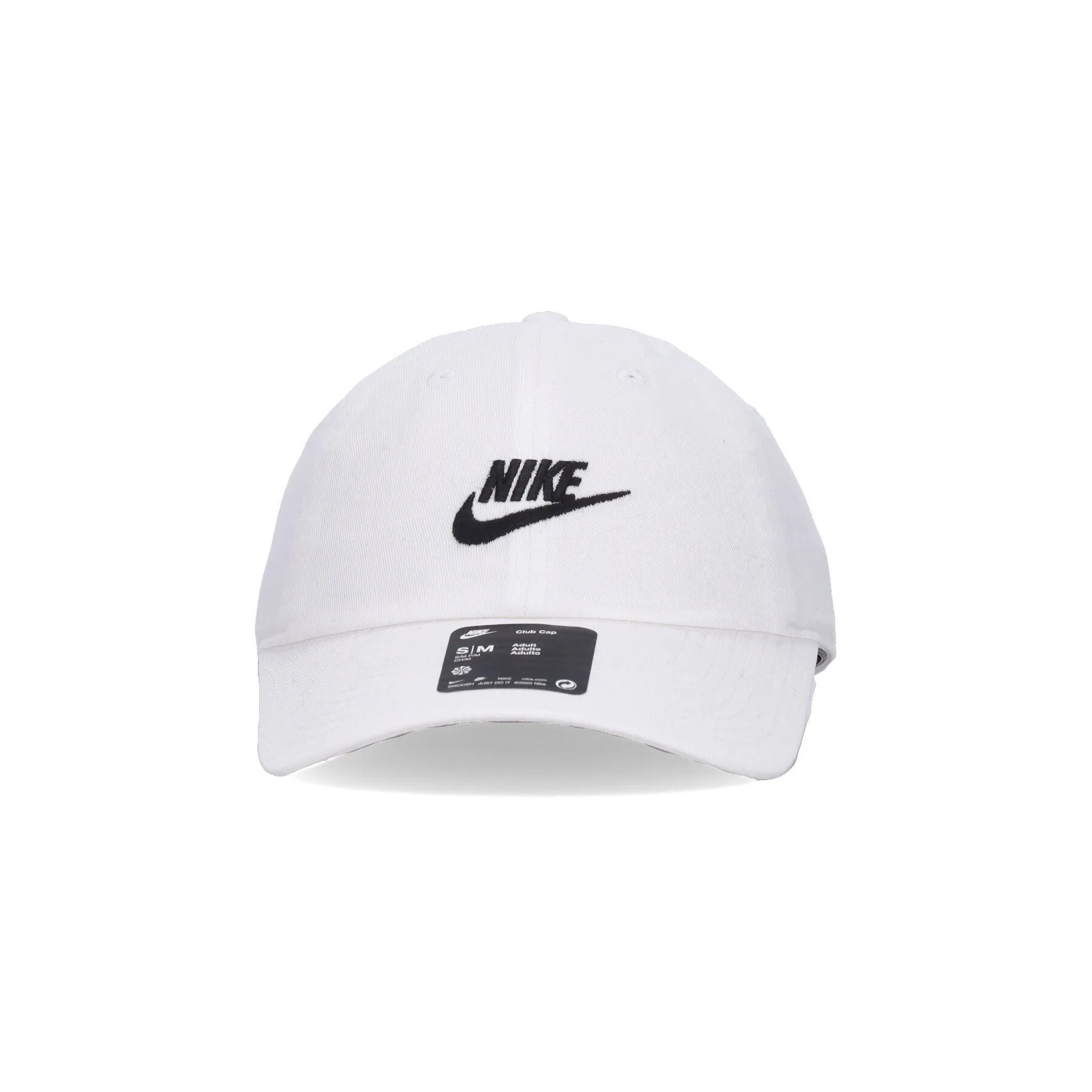 Cappellino Visiera Curva Uomo Club Futura Washed Cap White/black