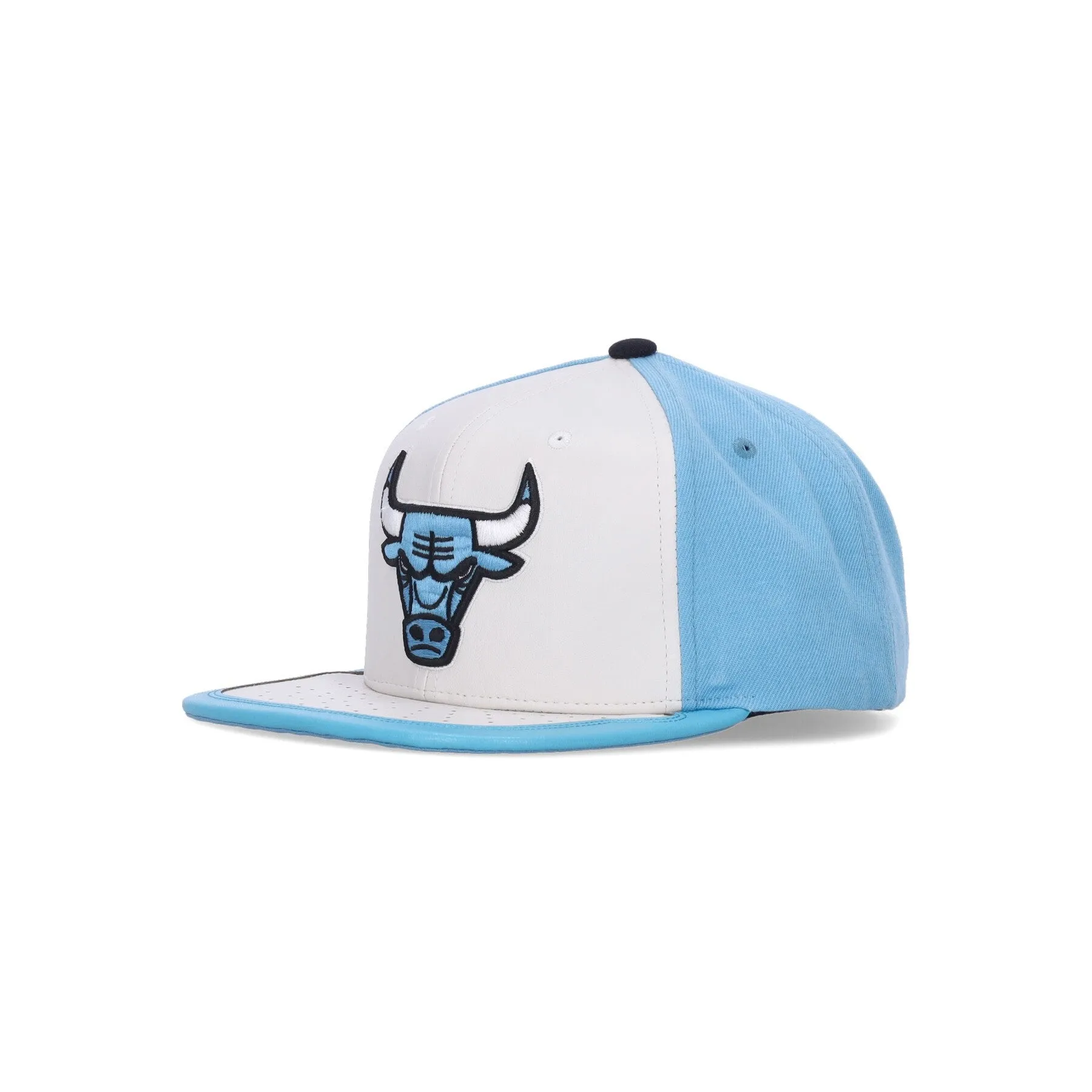 Cappellino Visiera Piatta Uomo Nba Day One Snapback Chibul White/light Blue