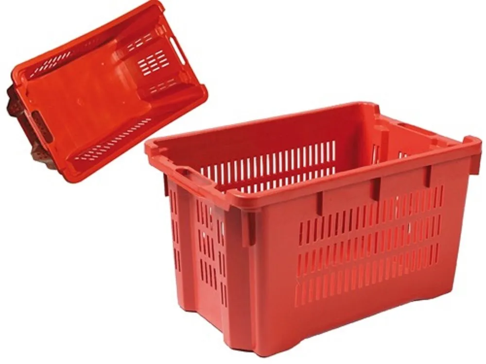 Cassette per ortaggi impilabili semichiuse 56x35x31 cm