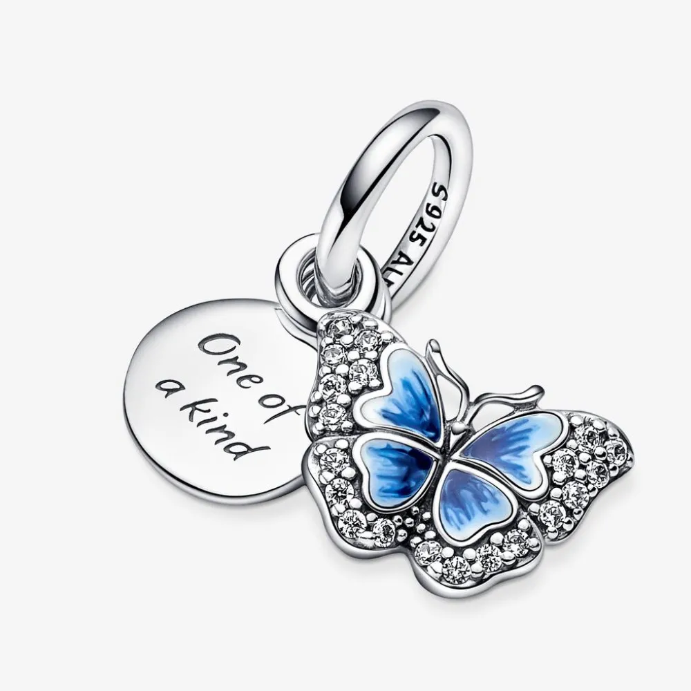 Charm Pendente Pandora Farfalla Blu 790757C01