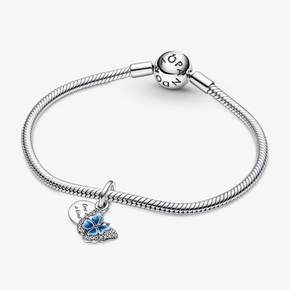 Charm Pendente Pandora Farfalla Blu 790757C01