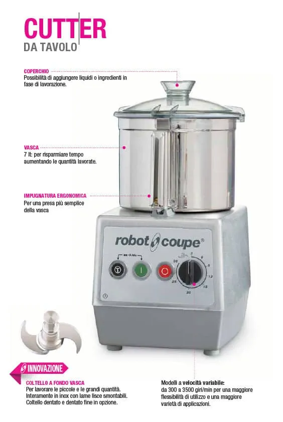 Cutter Robot Coupe R60 SV Cod. 11.2106C
