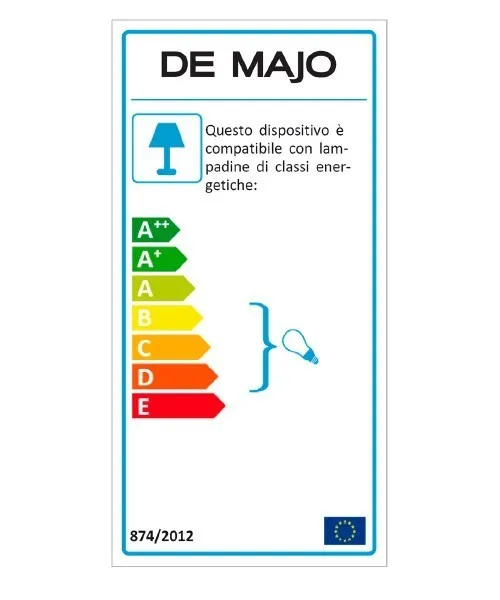 De Majo Otto x Otto S1 Lampada Sospensione 1 Luce Cristallo