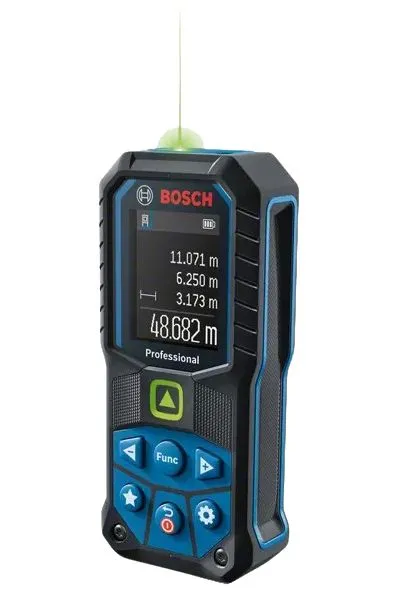 Distanziometro laser Bosch GLM 50-25 G, 0,05 → 50m, precisione 1,5 mm, Classe 2