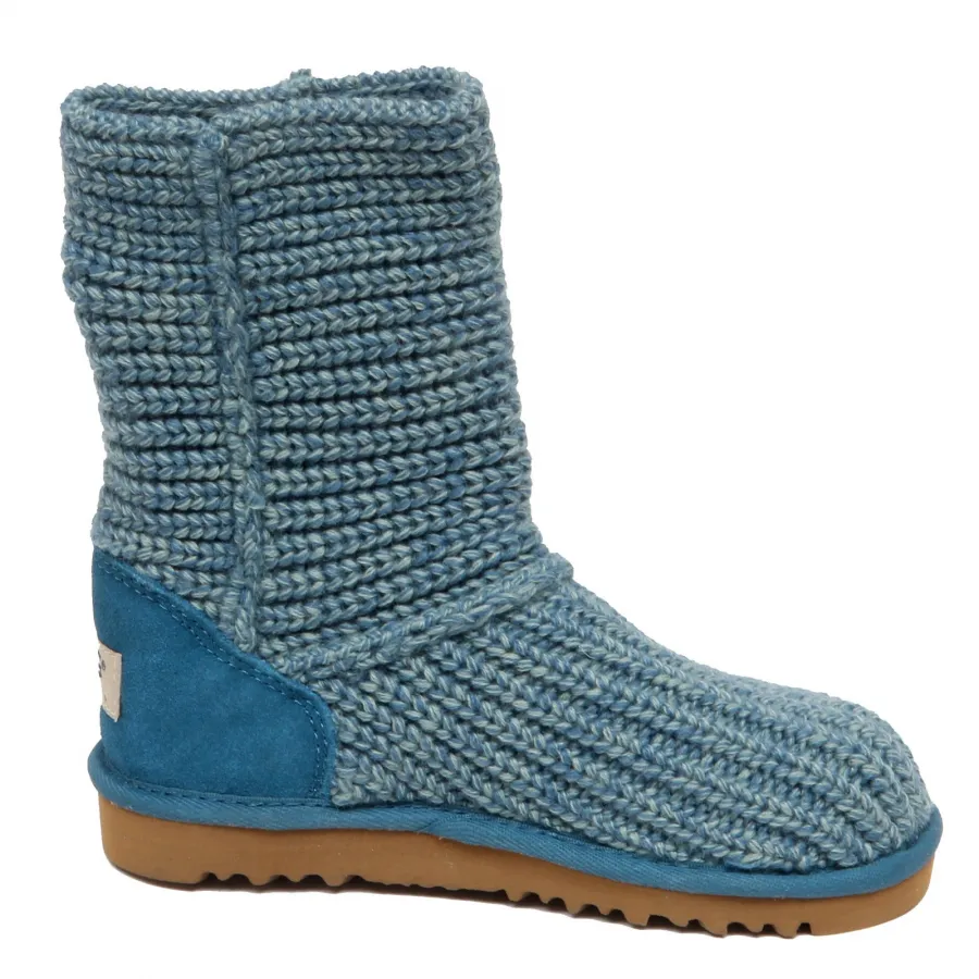 F3520 (NO BOX) stivale bimba girl UGG scarpe wool shoe boot light blue