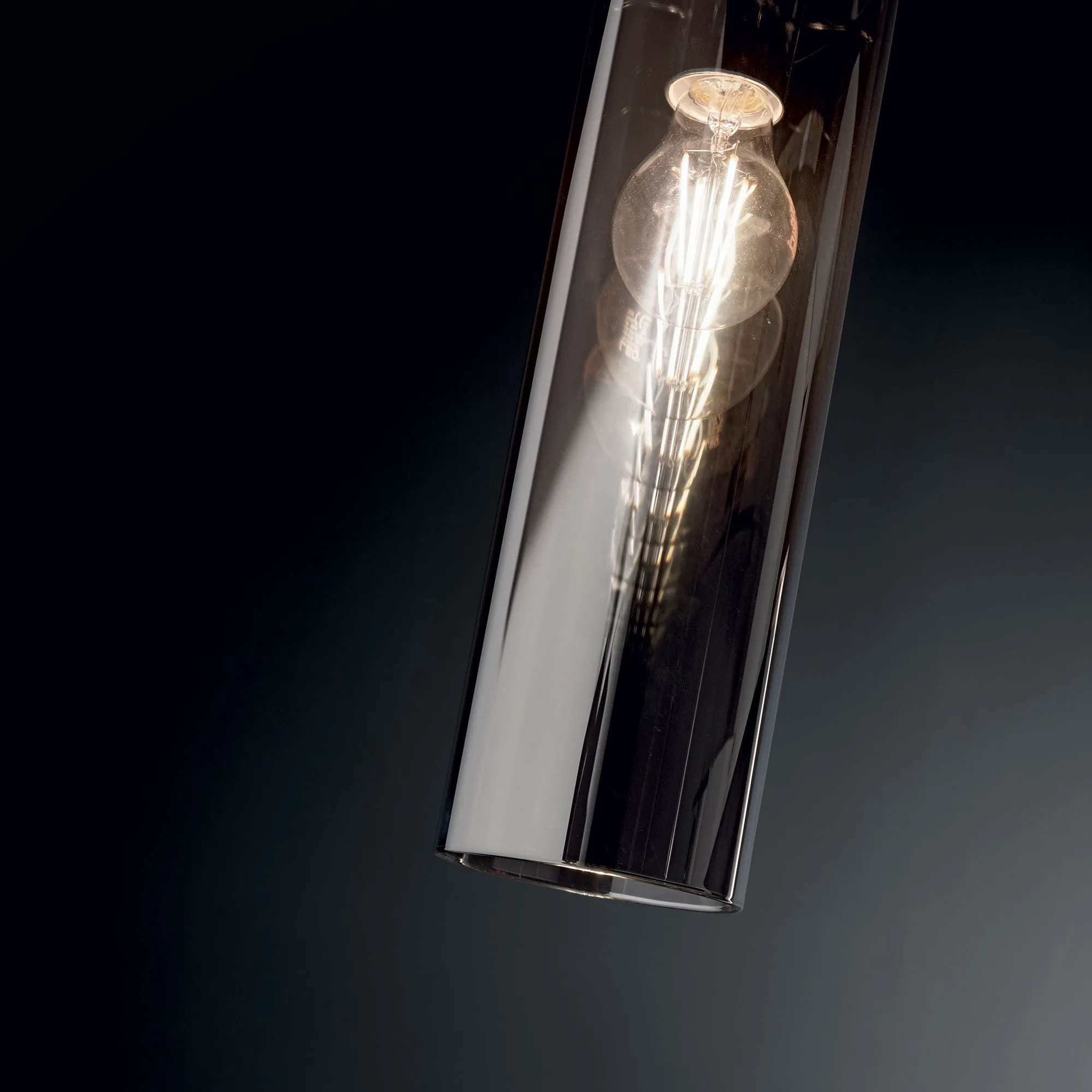 Fabas Luce  Lampada a sospensione moderna con struttura in metallo e diffusore in vetro Sintesi - 60W