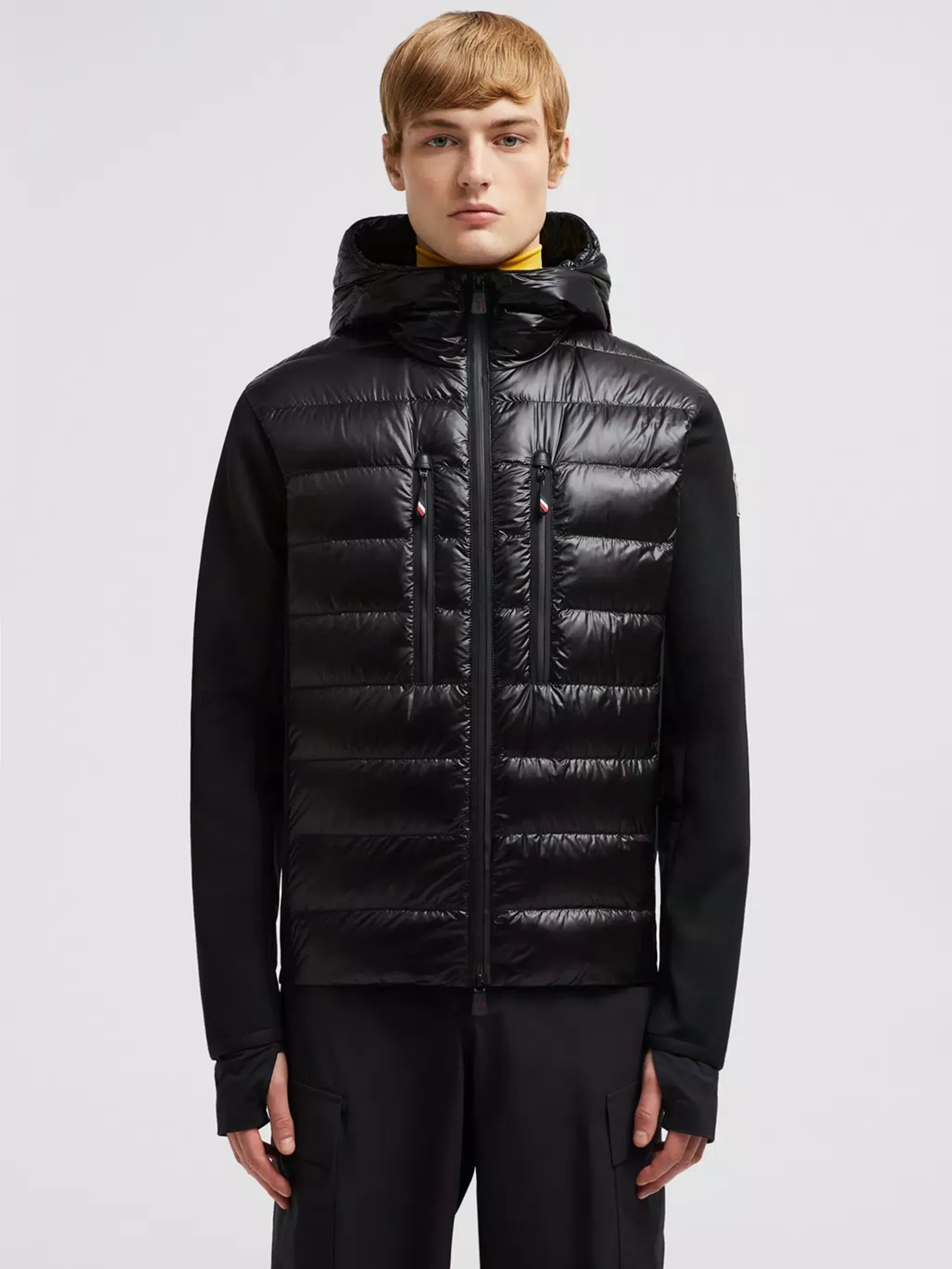 Felpa imbottita con zip