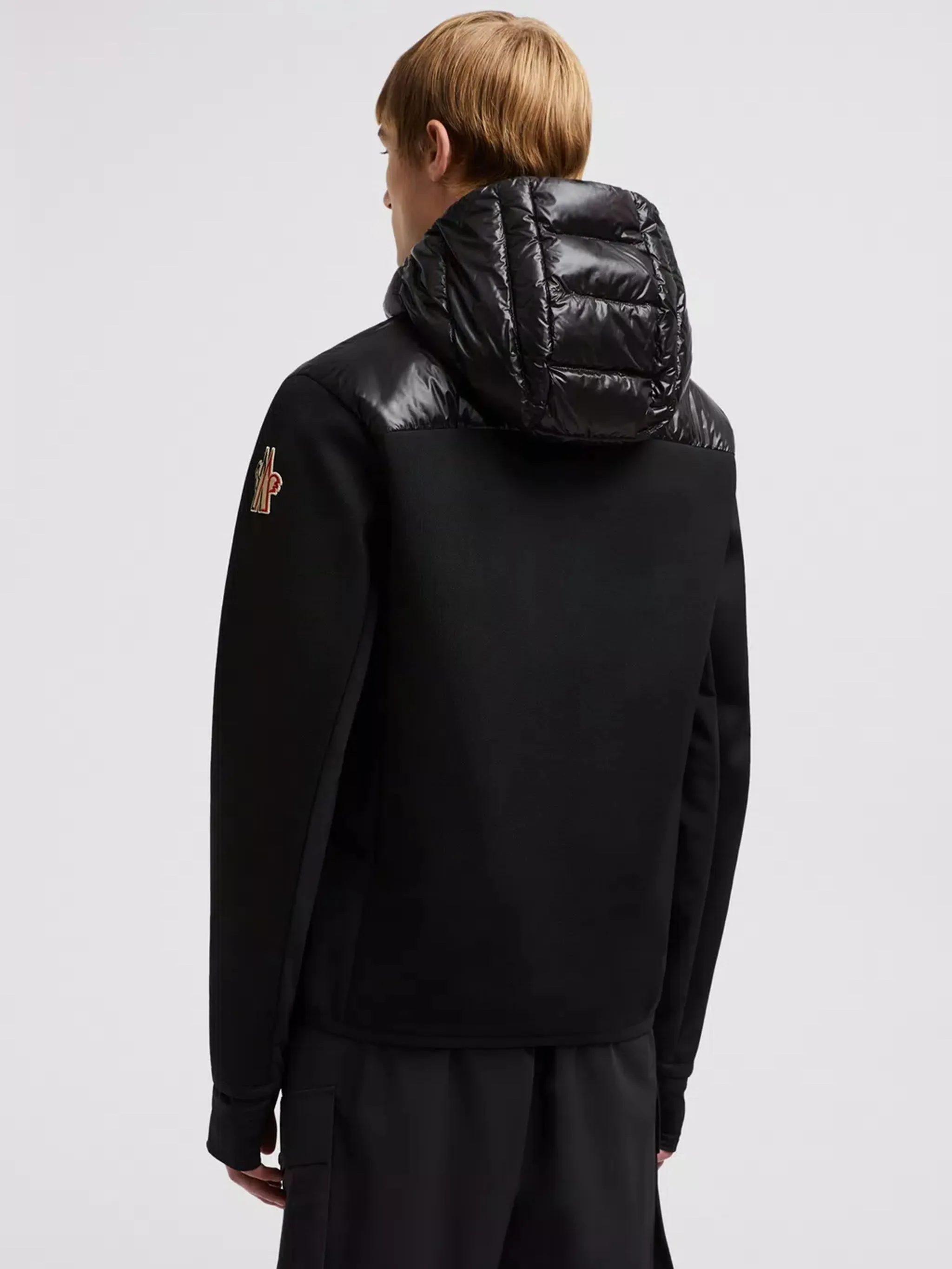 Felpa imbottita con zip