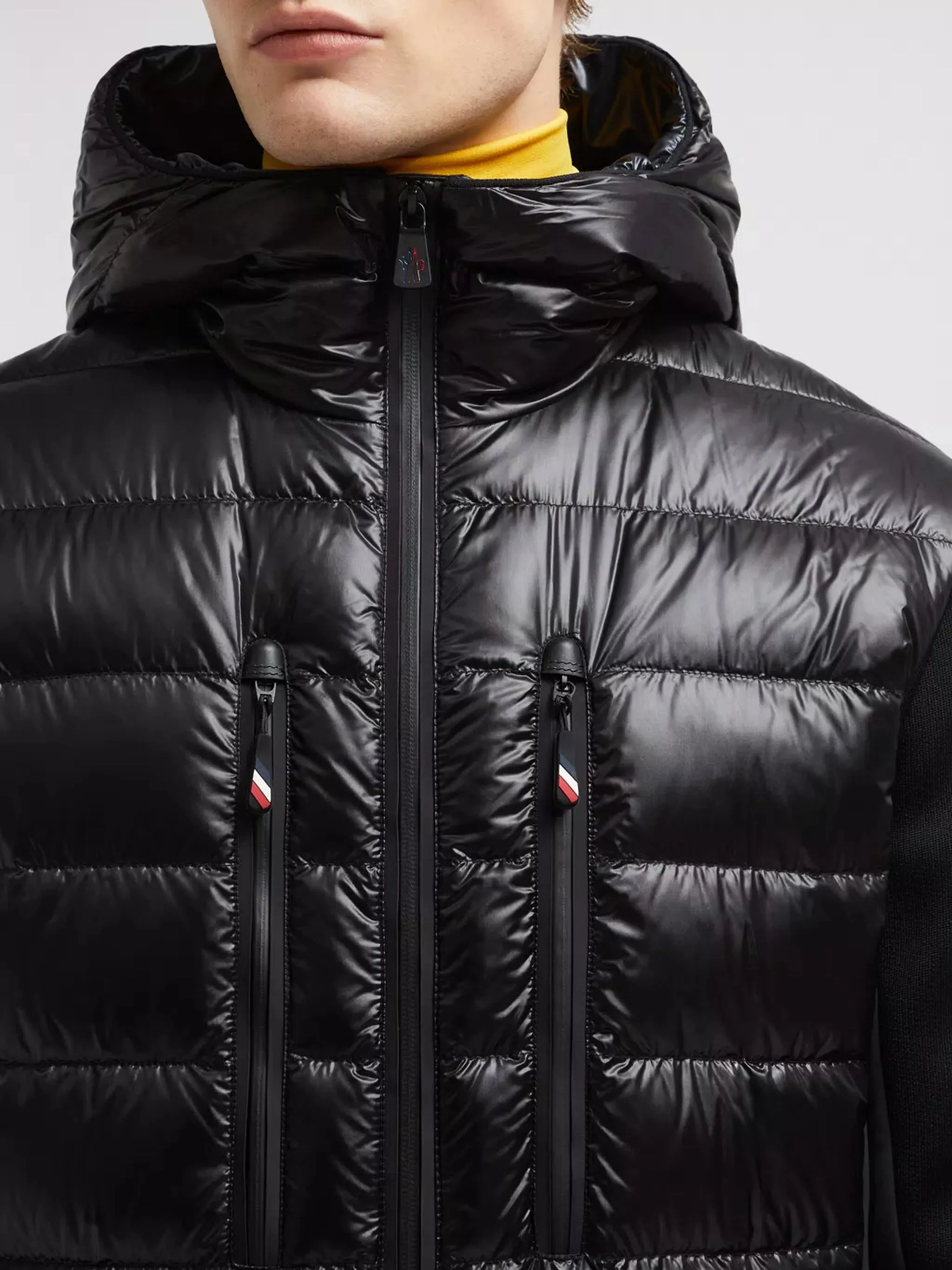 Felpa imbottita con zip