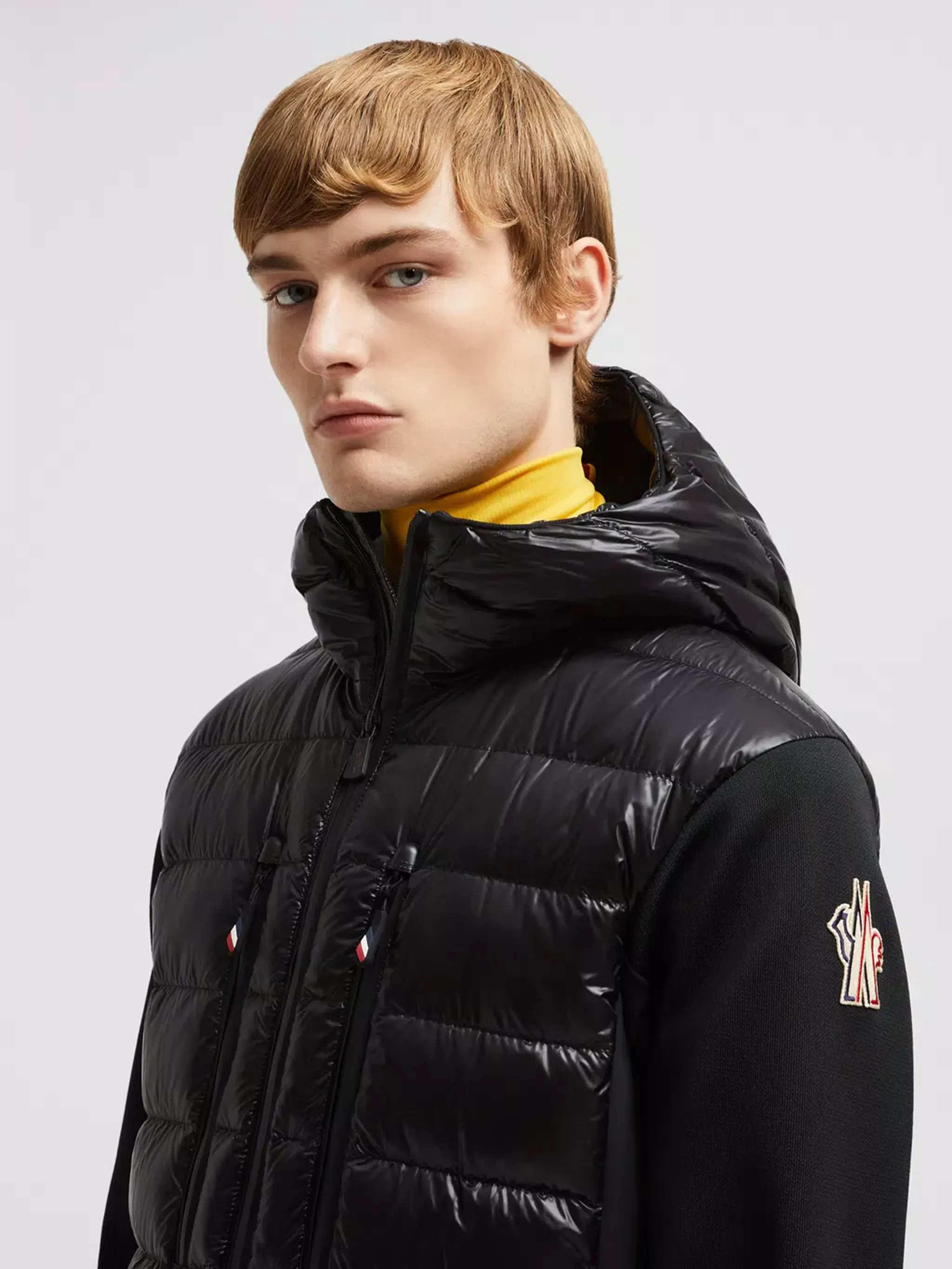 Felpa imbottita con zip