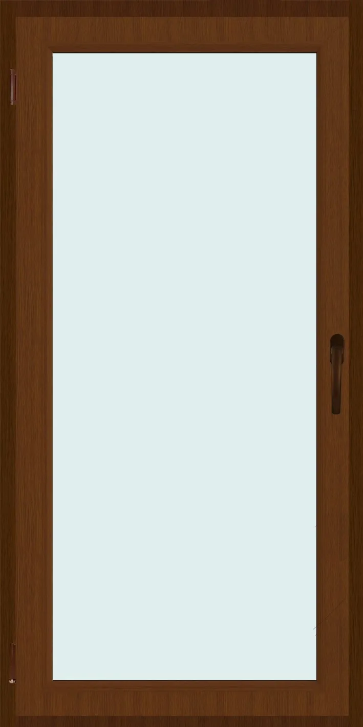 Finestra 1 anta 45 cm x 80 cm destra noce