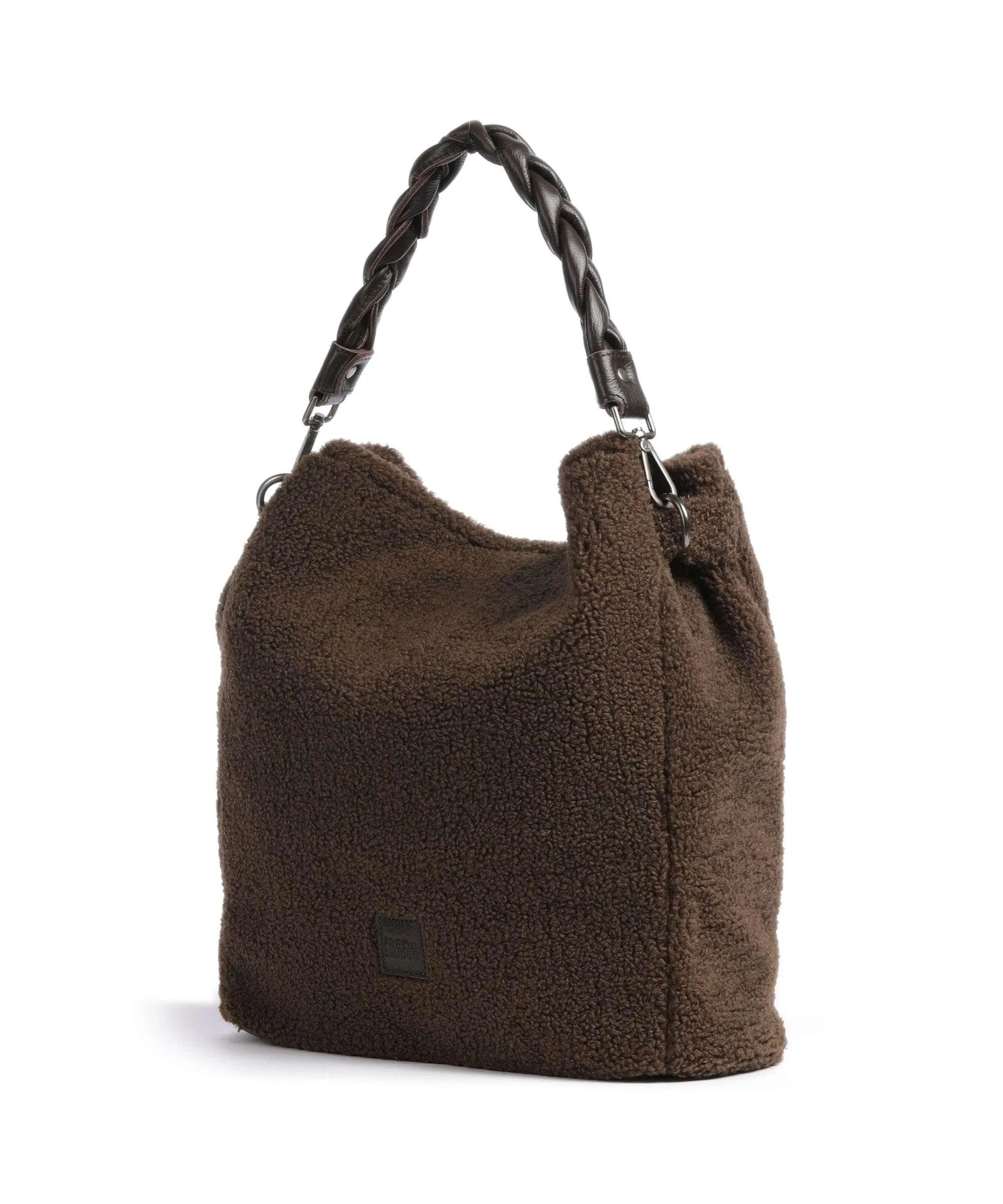  FredsBruder Cuddle Borsa hobo poliestere, pelle granulata marrone  