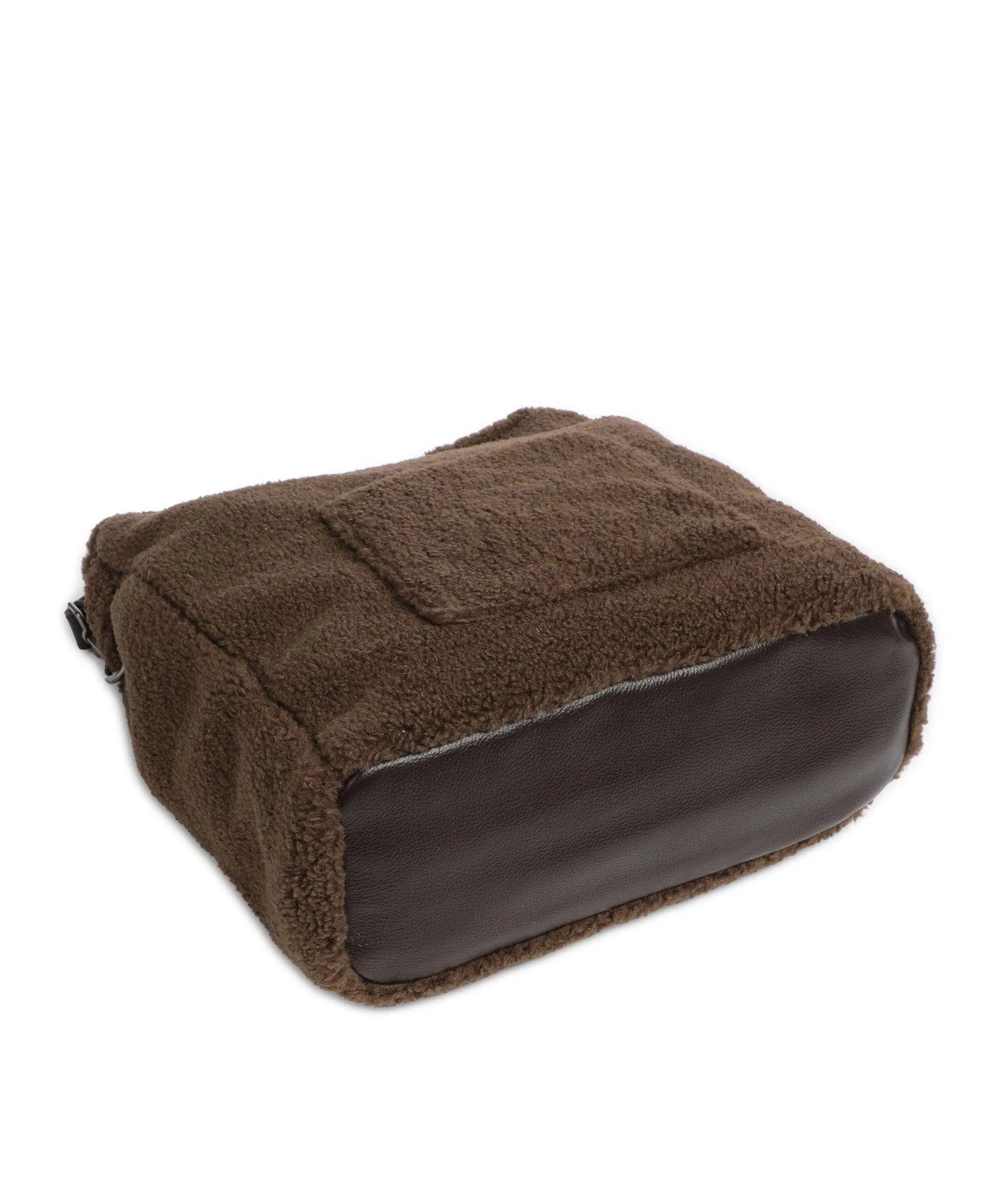 FredsBruder Cuddle Borsa hobo poliestere, pelle granulata marrone  