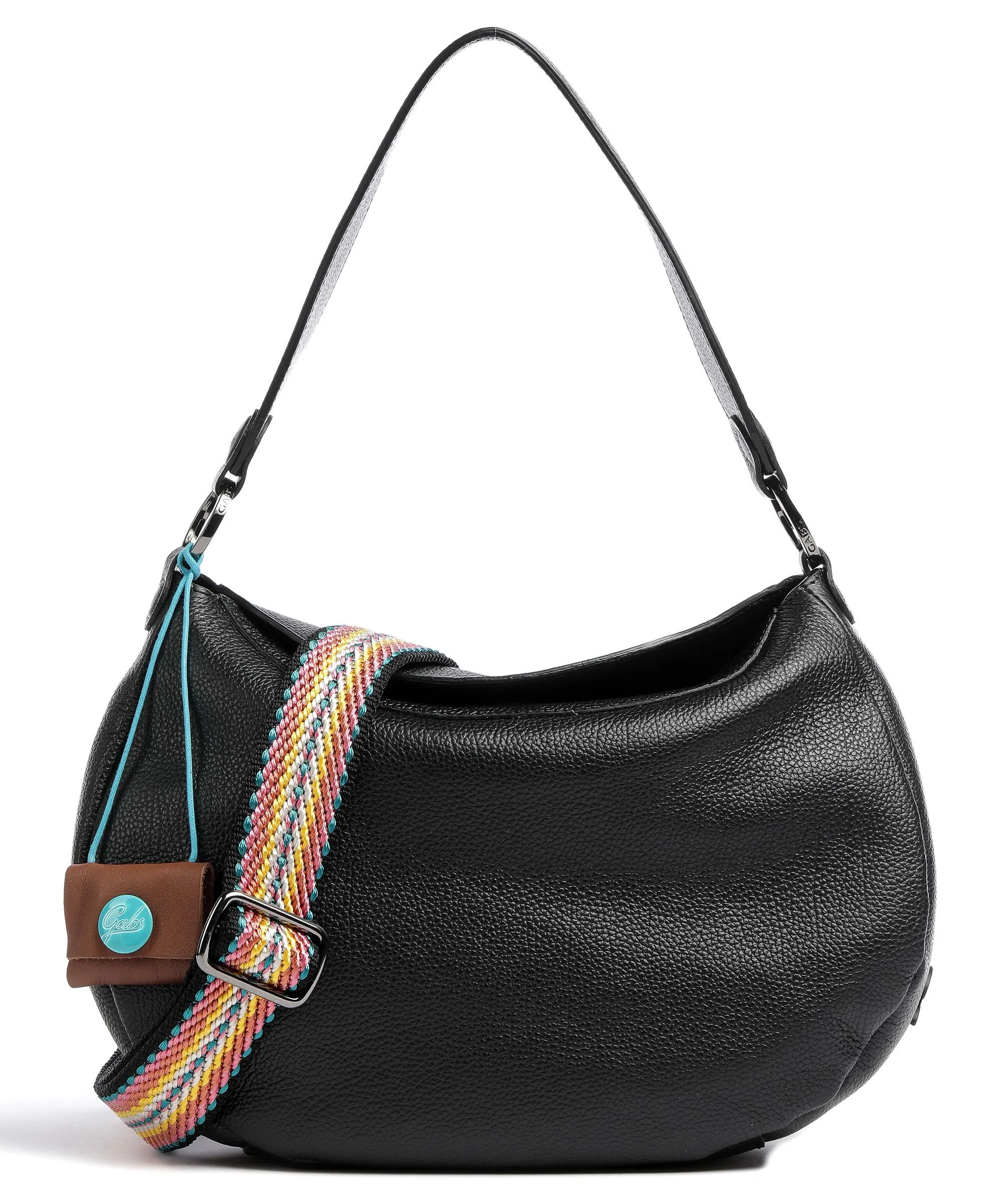  Gabs San Francisco Angelique M Borsa hobo pelle di vitello grana nero  