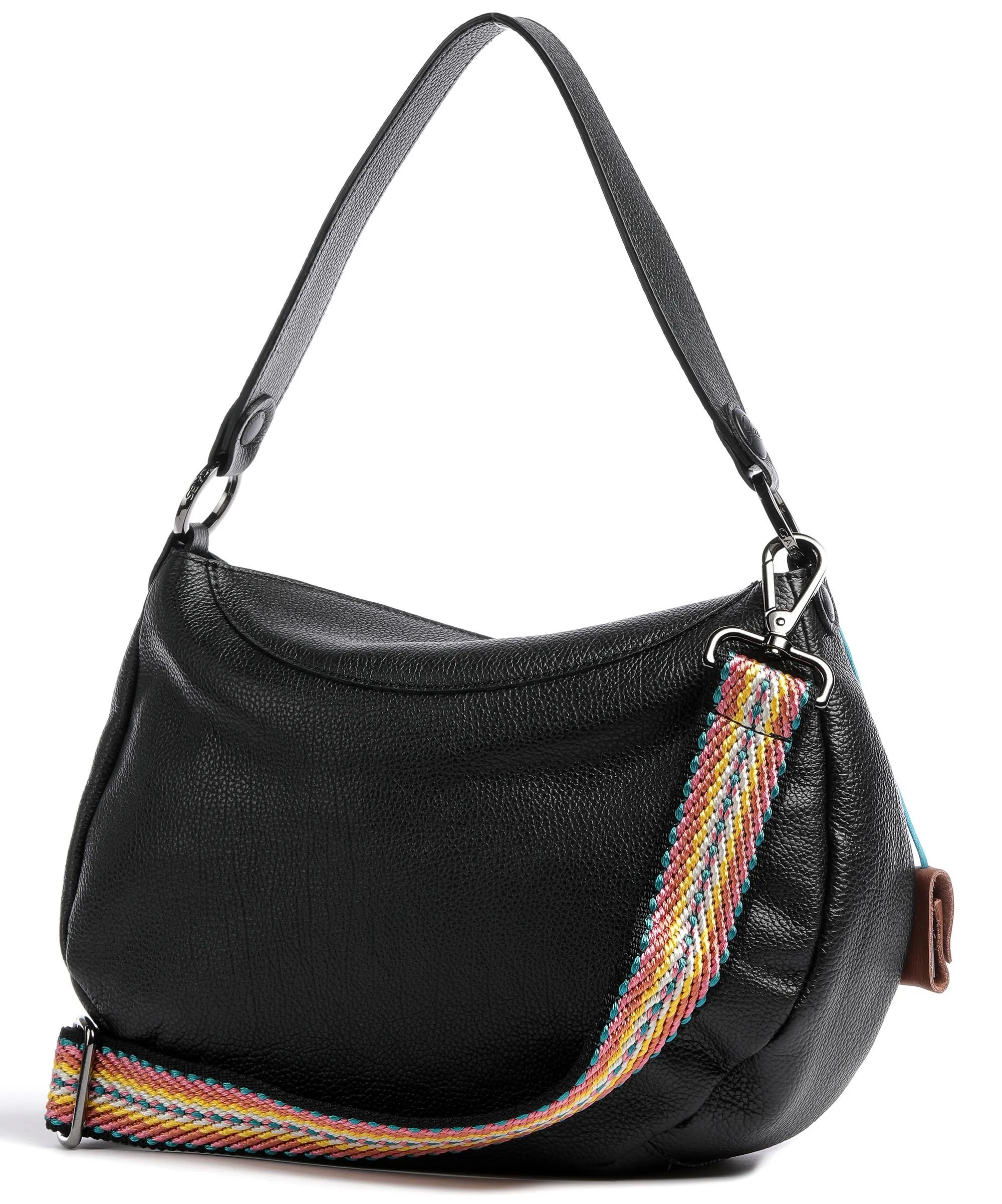  Gabs San Francisco Angelique M Borsa hobo pelle di vitello grana nero  