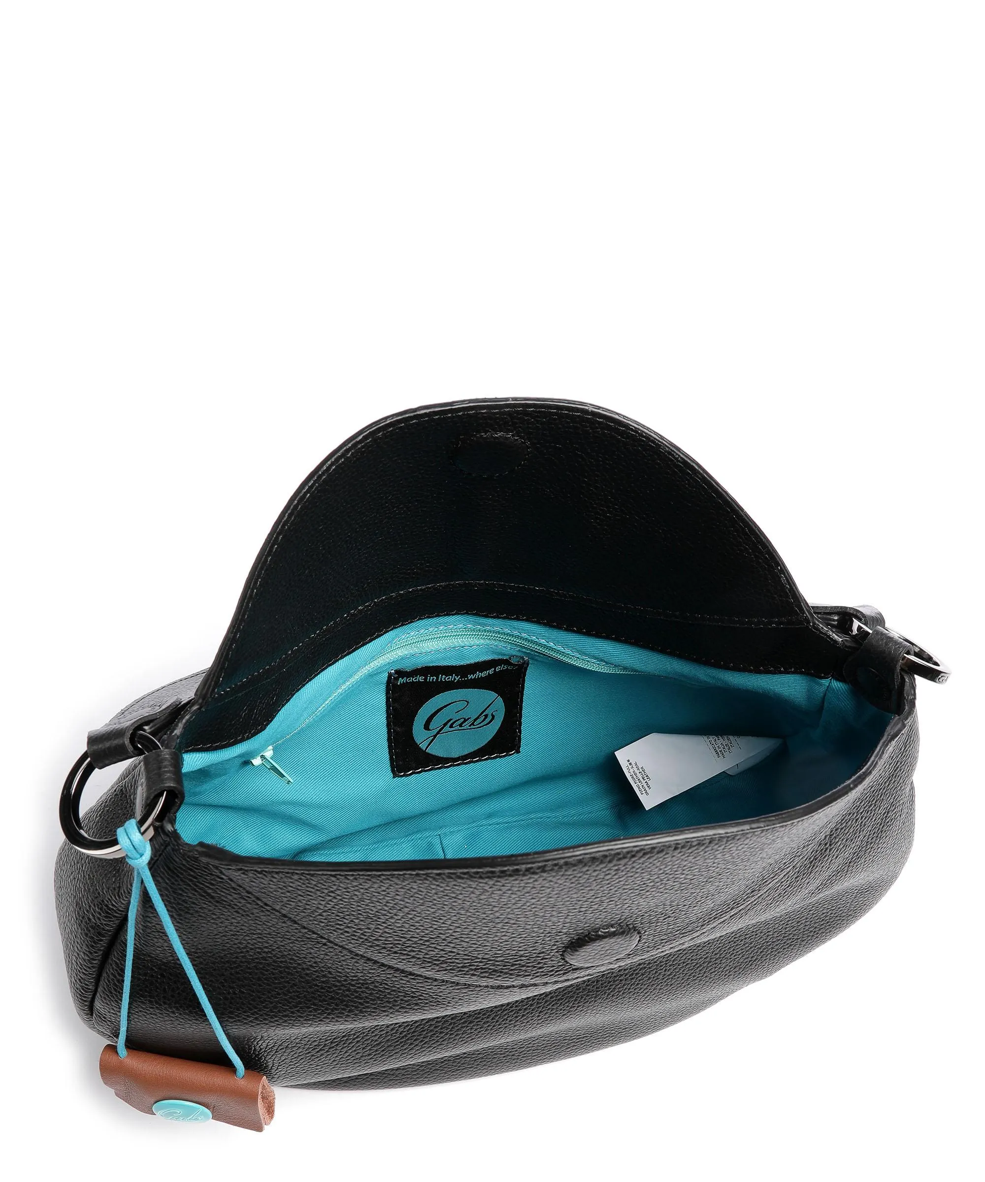  Gabs San Francisco Angelique M Borsa hobo pelle di vitello grana nero  