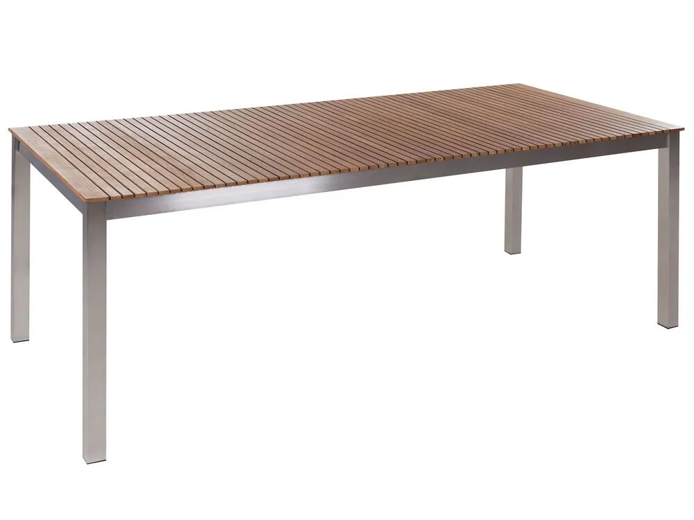 Garden Dining Set 6 Seater VIAREGGIO FSC® Certified Teak Wood Brown