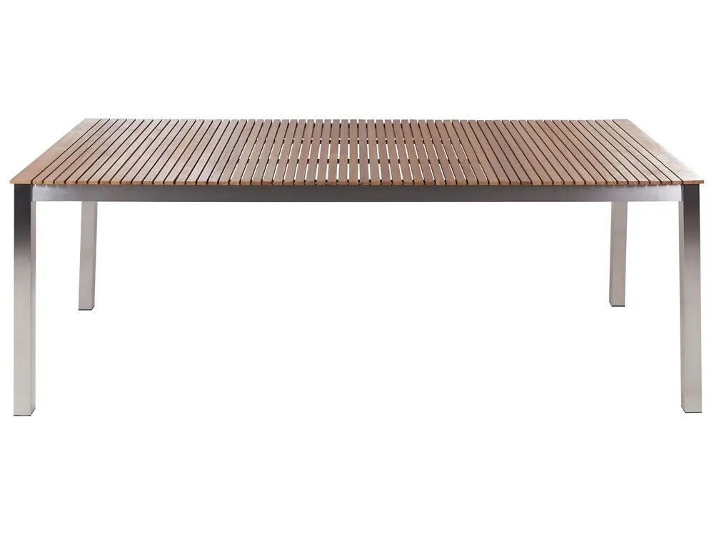 Garden Dining Set 6 Seater VIAREGGIO FSC® Certified Teak Wood Brown