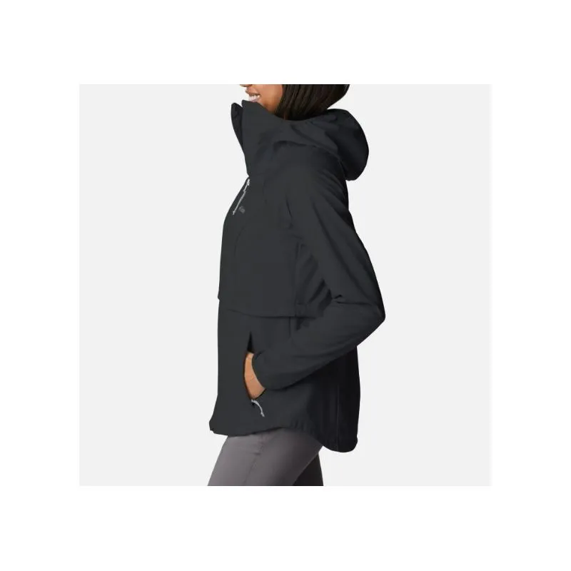 Giacca da trekking softshell da donna Columbia Canyon Meadows (nero)