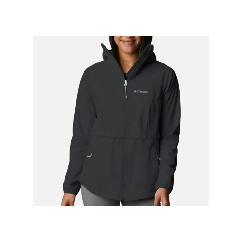 Giacca da trekking softshell da donna Columbia Canyon Meadows (nero)