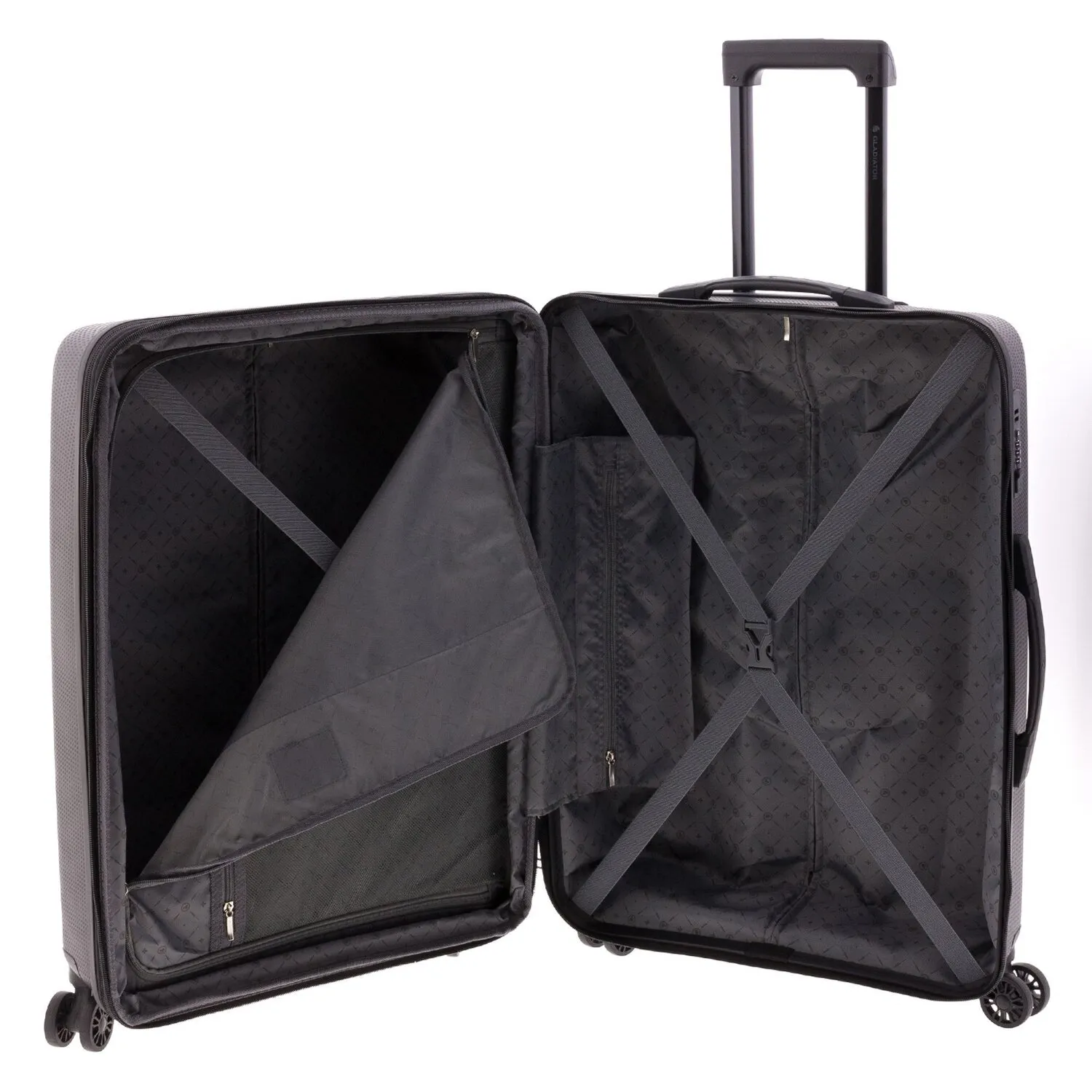 Gladiator 1700 4 ruote Carrello 68 cm con piega di espansione