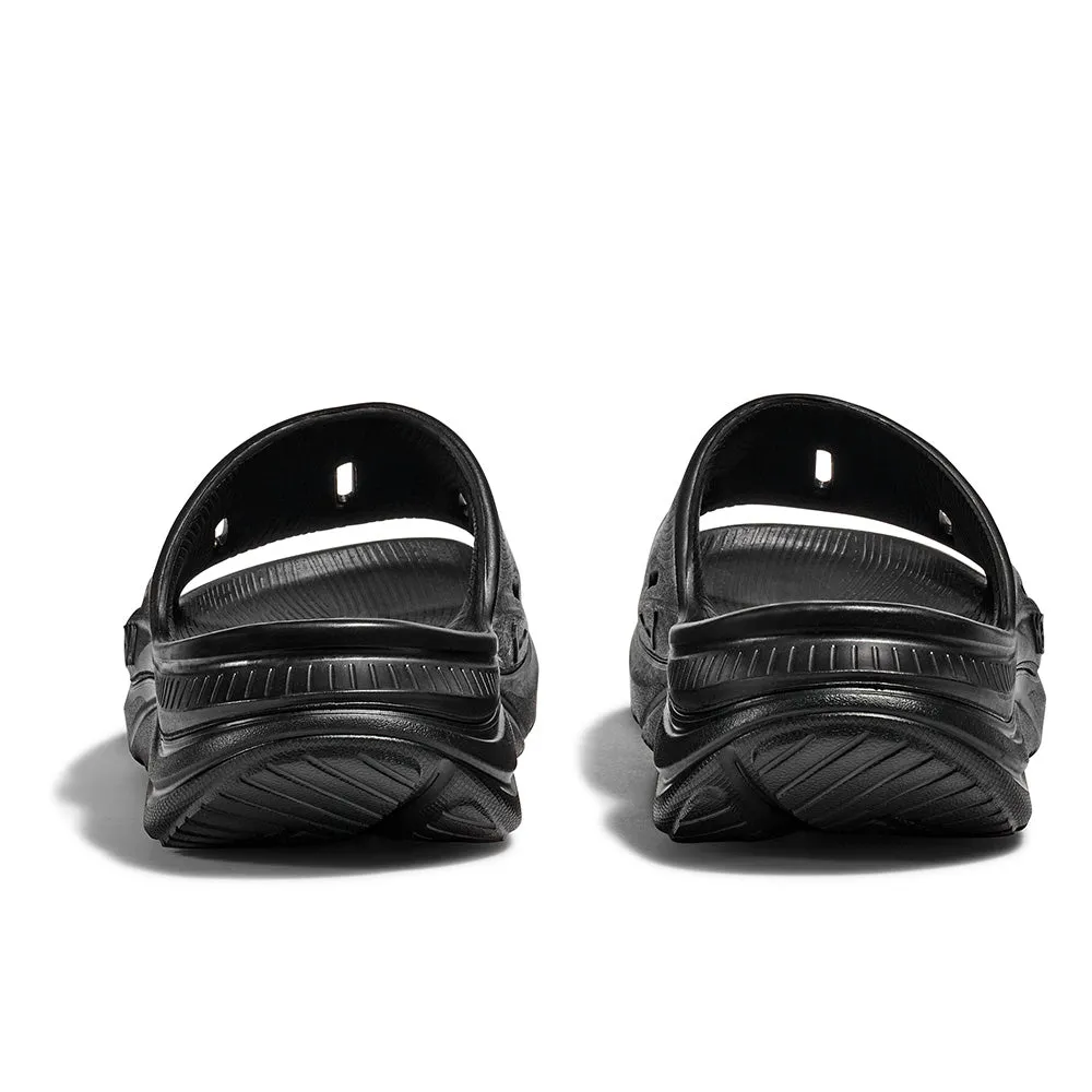 HOKA Unisex Ora Recovery Slide 3 - Black / Black