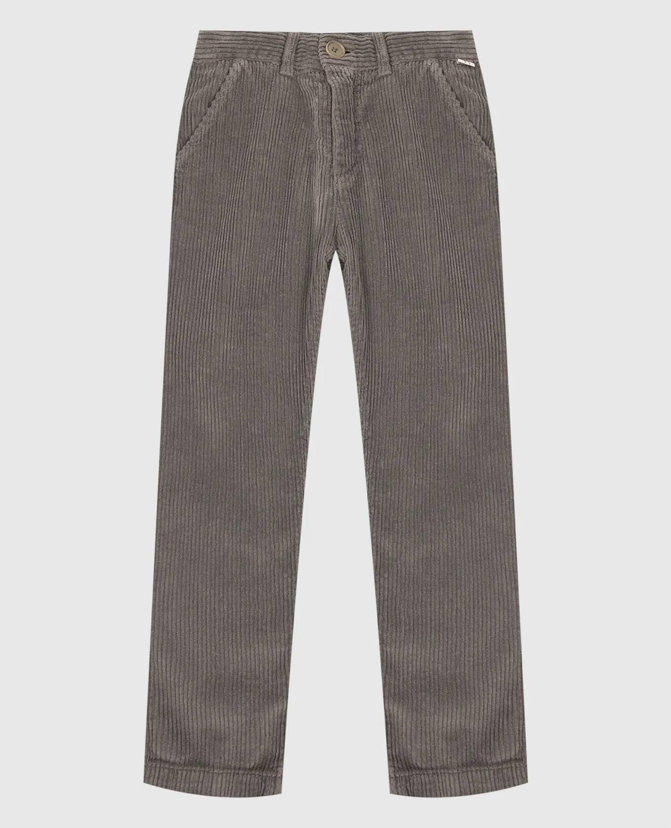 Il Gufo Pantaloni in velluto a coste grigi per bambini A21PL311V60121012