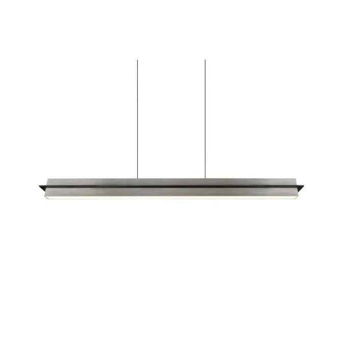 Illuminazione Trio Leuchten Emerson Lampada a sospensione LED Nichel opaco, 1-Luce