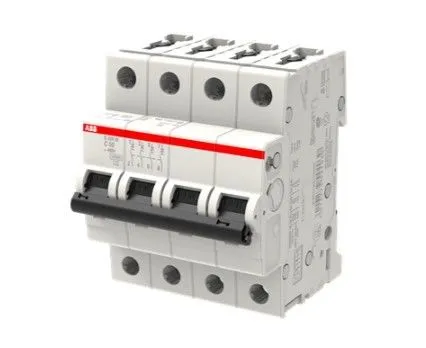 Interruttore Magnetotermico 50A 4P 10kA Curva C S202 Abb S544030 