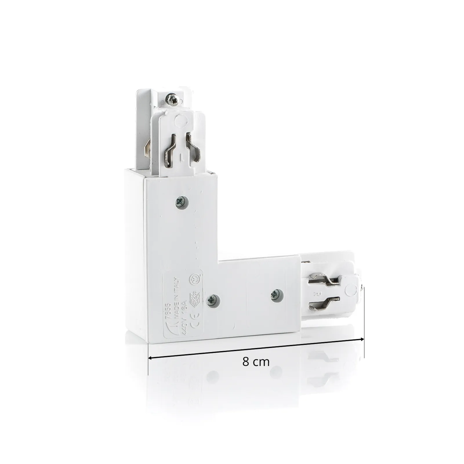 Ivela 90° angolo terra interno per LKM Quadro, bianco