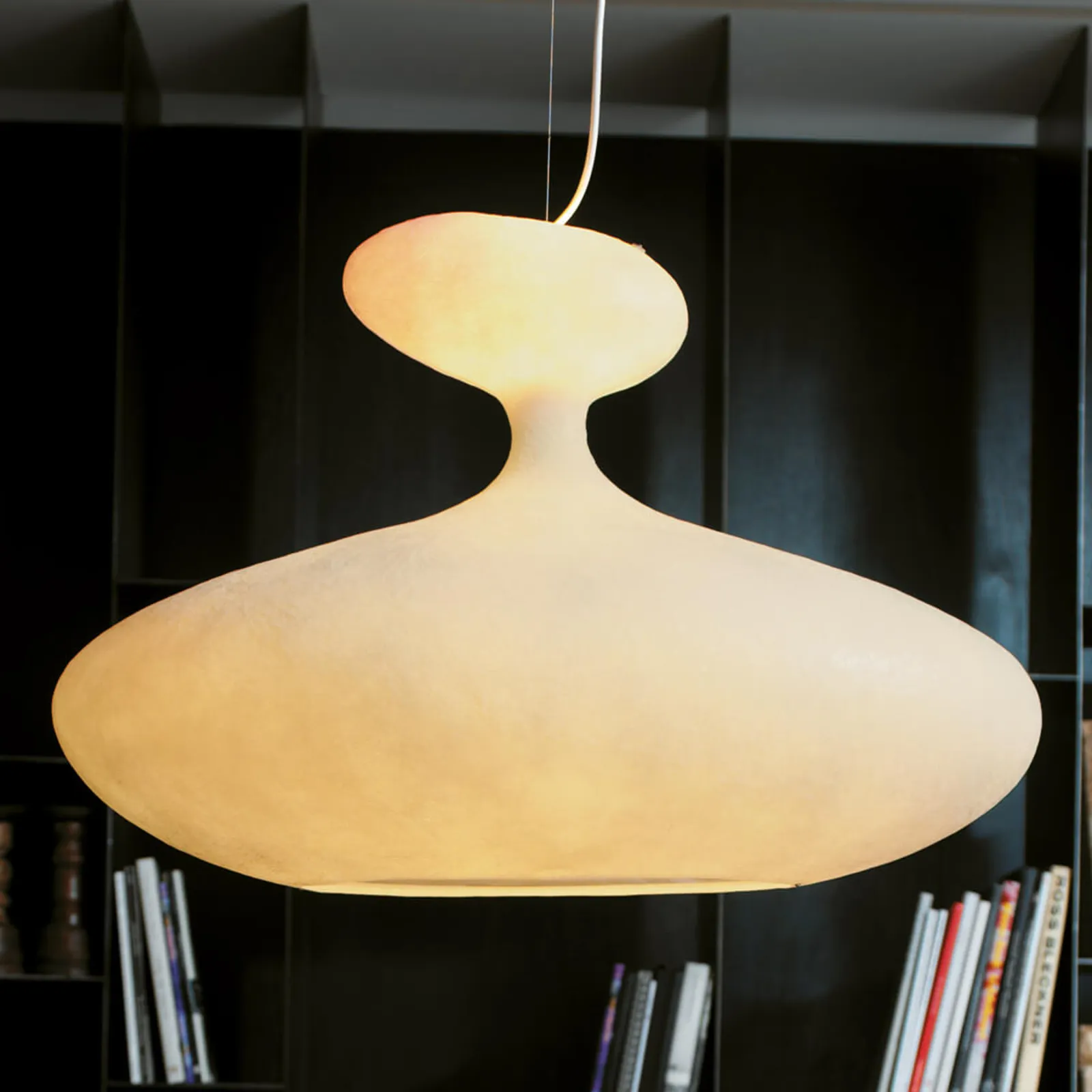 kdln lampada a sospensione E.T.A. Sat, bianco, 80 x 60 cm