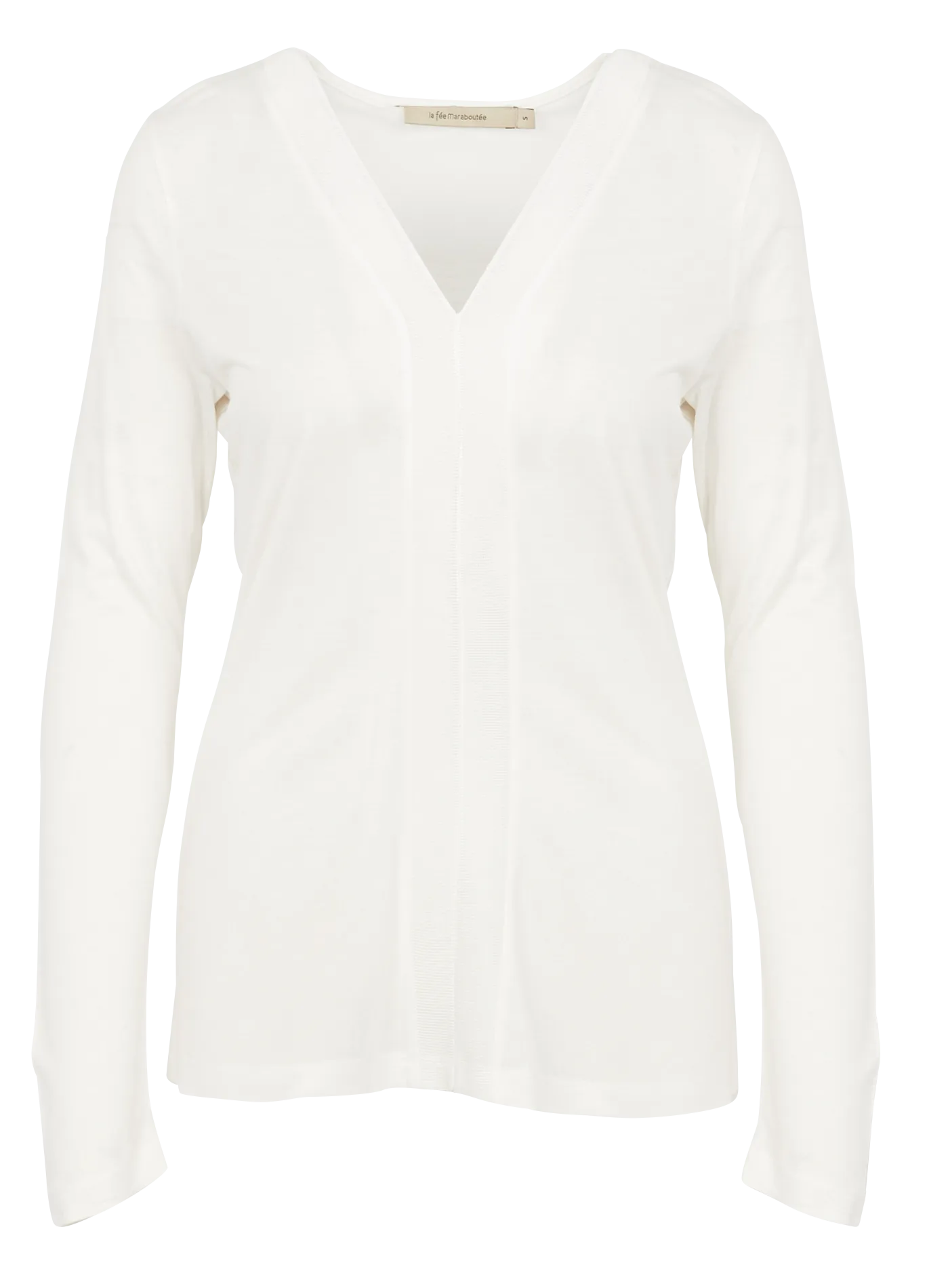  LA FEE MARABOUTEE   T-shirt con scollo a V | Bianco