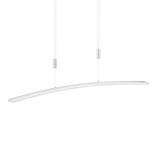 Lampada a sospensione LED Dual con telecomando CCT alluminio