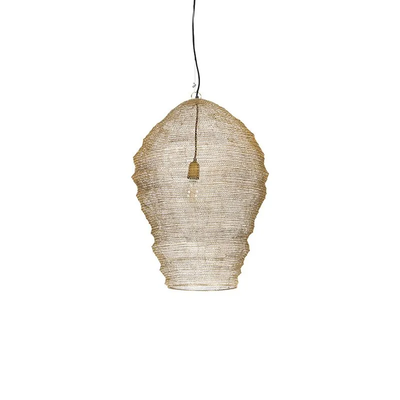 Lampada a sospensione orientale oro 70 cm - Nidum
