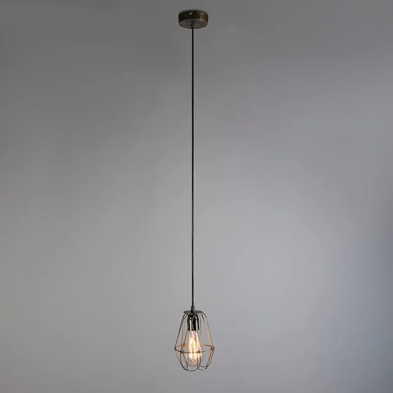 Lampada a sospensione PACIFIC oro antico