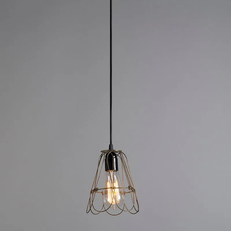 Lampada a sospensione PACIFIC oro antico