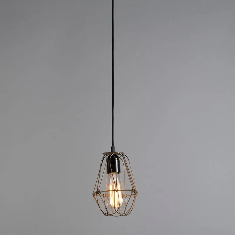 Lampada a sospensione PACIFIC oro antico