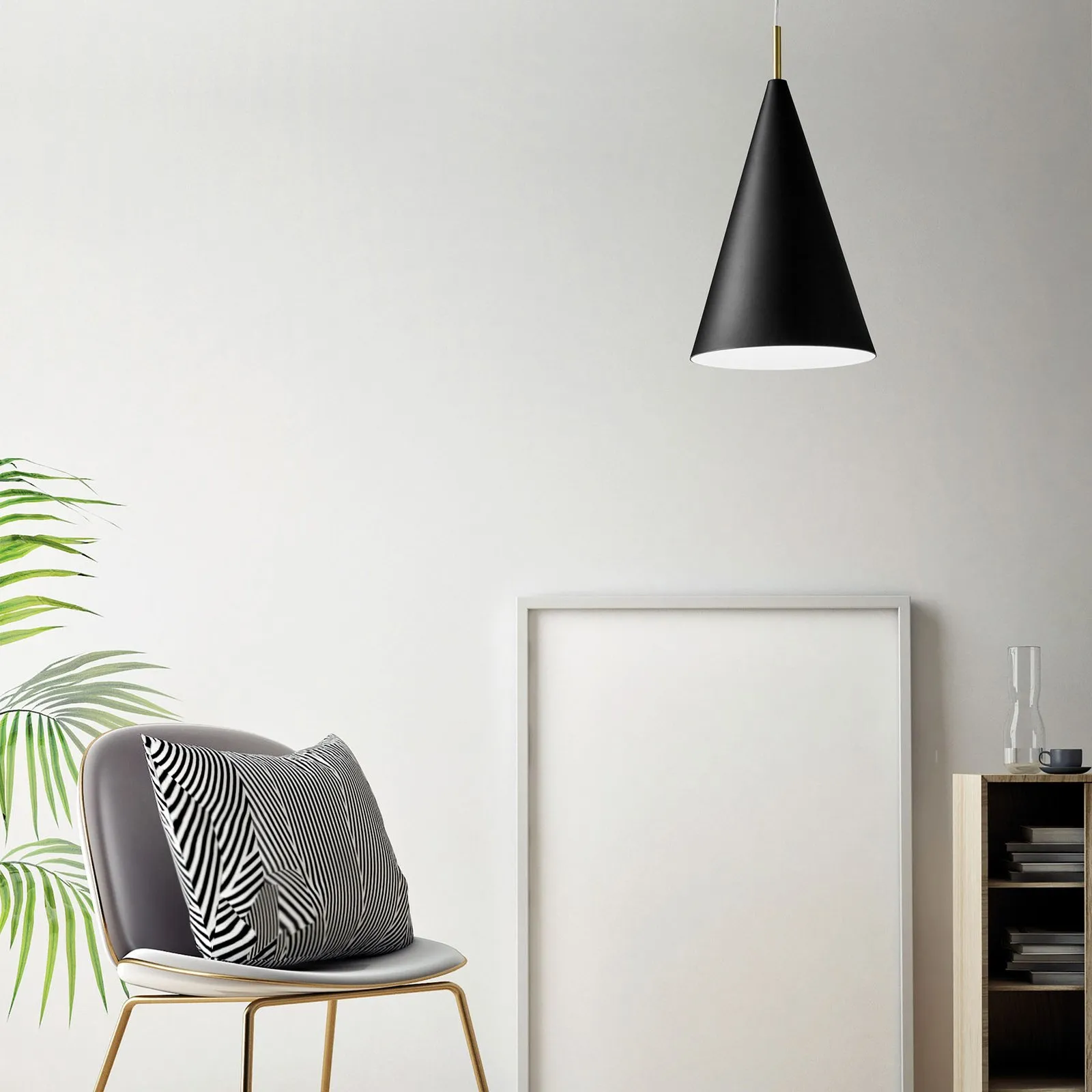 Lampada a sospensione Samoi di metallo, Ø 20 cm