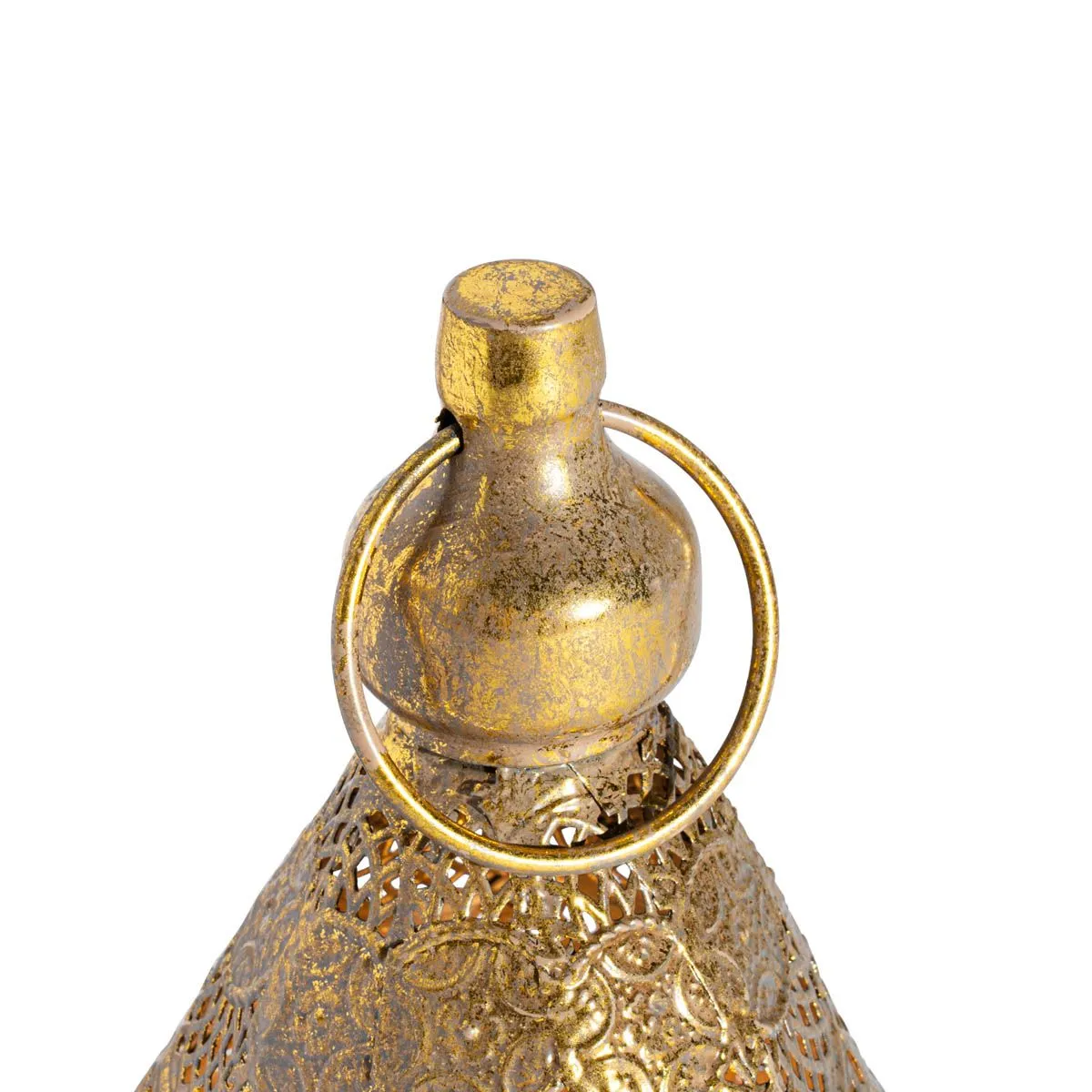 Lampada da tavolo orientale dorata 19 cm - Mowgli